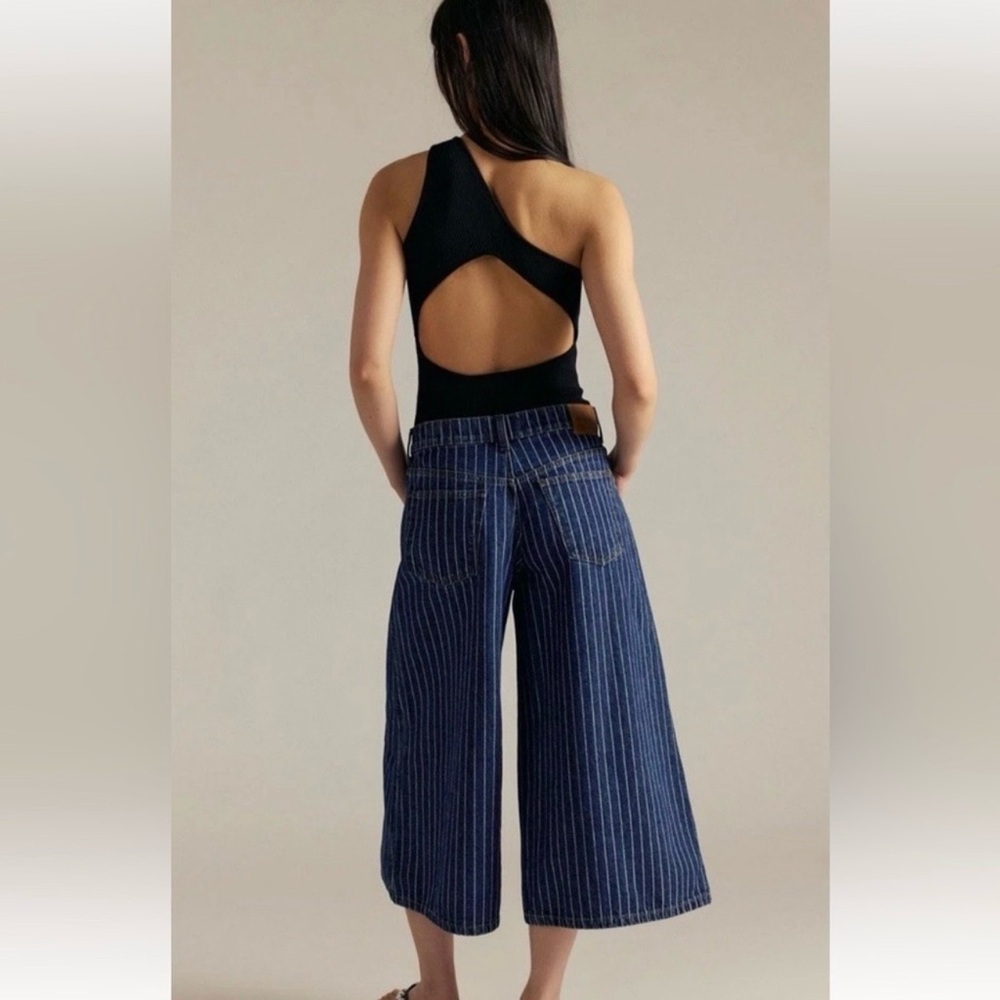 NWT We The Free High Top Wide Crop Jeans ~Bittersweet Blue~ - Picture 4 of 4